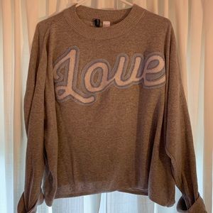H & M oversized sweater